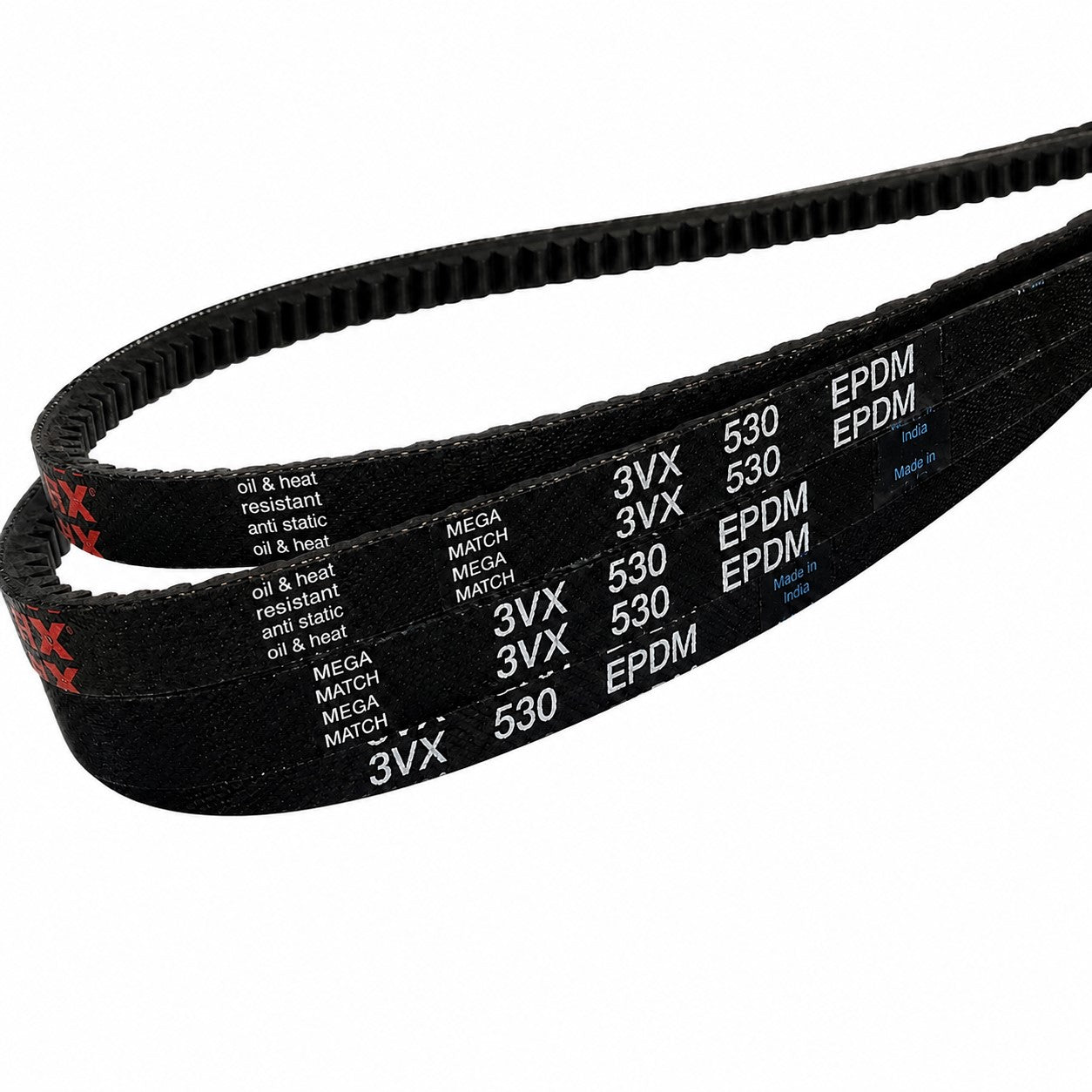 Jason Industrial 3VX1000 – EPDM Raw Edge Cogged Deep Wedge V-Belt